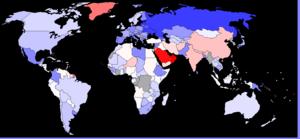 Grafik Geschlechterverhältnis insgesamt weltweit 