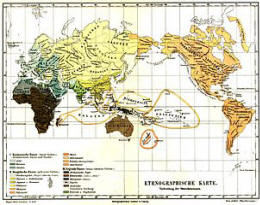 Historsche Ethnische Karte der Welt